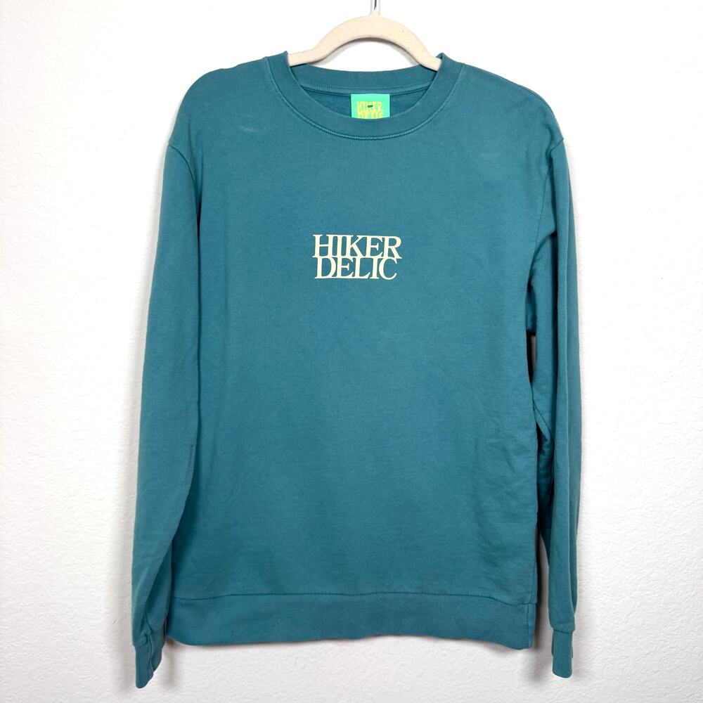 UO Hikerdelic Unisex Crew Neck Sweatshirt Common Chickory Fits L Floral Casual